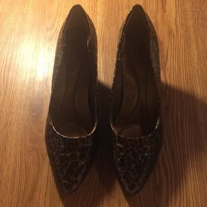 Cheetah print heels